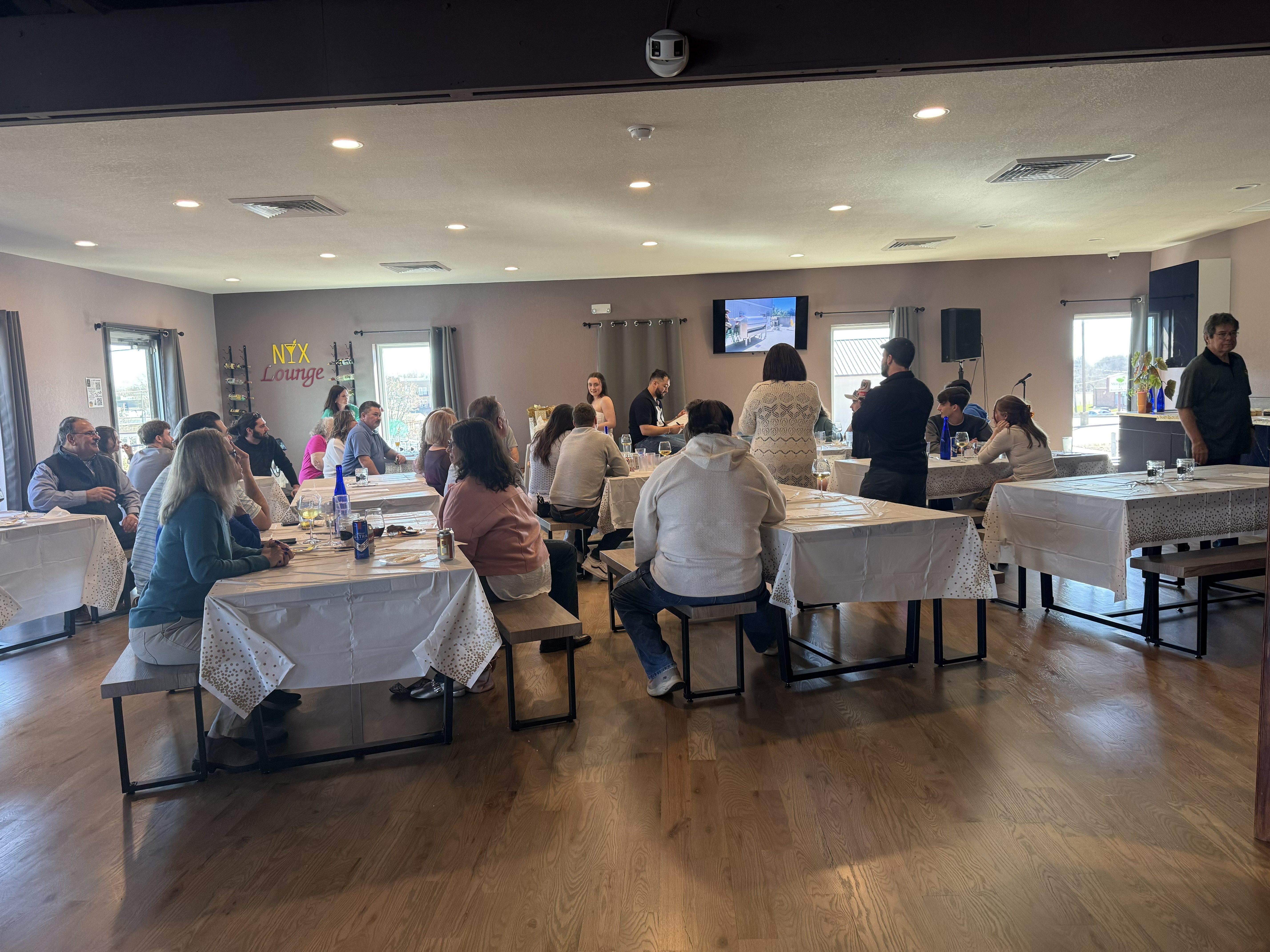 Private gathering at NYX Spirits and Lounge in Gladstone, Missouri